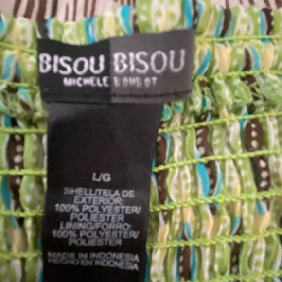 Bisou Bisou Y2K Halter Top Floral Whimsical Fairy Boho 70s Gypsy Hippie Large - Picture 5 of 13